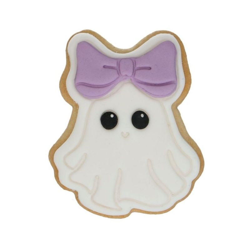 Emporte-pièce Fantôme Halloween avec tampon Wilton 7,5 cm – Découpe biscuits et sablés