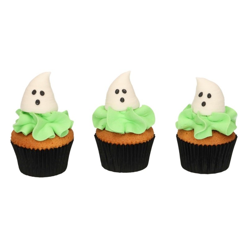 Décorations Fantômes 3D en sucre FunCakes – Décors comestibles Halloween pour gâteaux et cupcakes