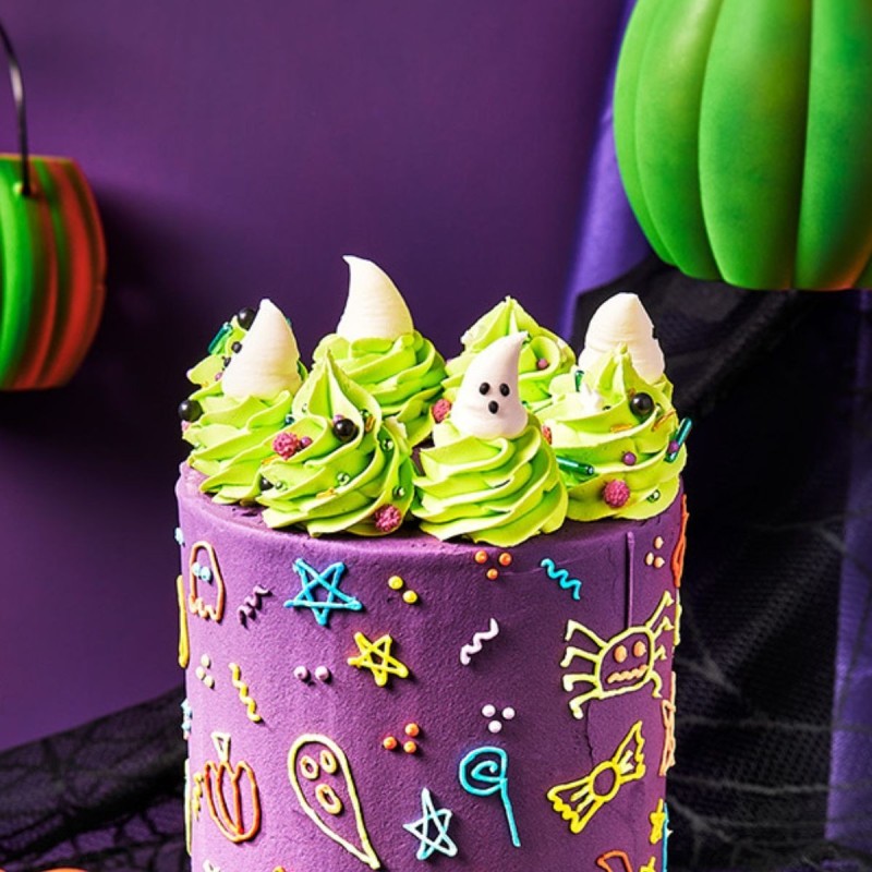 Décorations Fantômes 3D en sucre FunCakes – Décors comestibles Halloween pour gâteaux et cupcakes