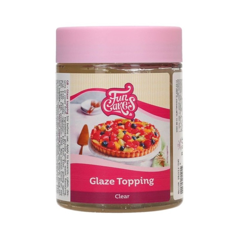 Glaçage neutre transparent FunCakes 375 g – Nappage brillant pour tartes aux fruits, entremets et bavarois 2.