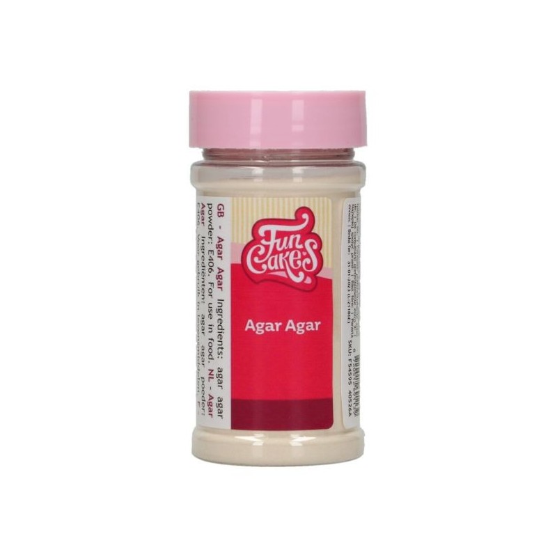 Agar Agar FunCakes 50 g – Gélifiant végétal en poudre pour pâtisserie, mousses, gelées et desserts 2.