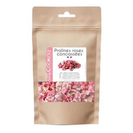 Pralines Roses Concassées ScrapCooking 140 g – Amandes Pralinées pour Brioche, Cookies et Pâtisserie 2.