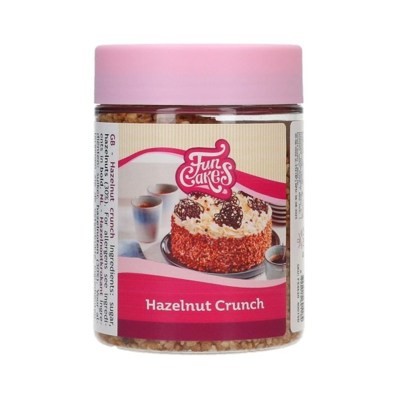 Éclats de noisettes caramélisées FunCakes 200 g – Noisettes croquantes pour gâteaux, entremets et pâtisseries 2.