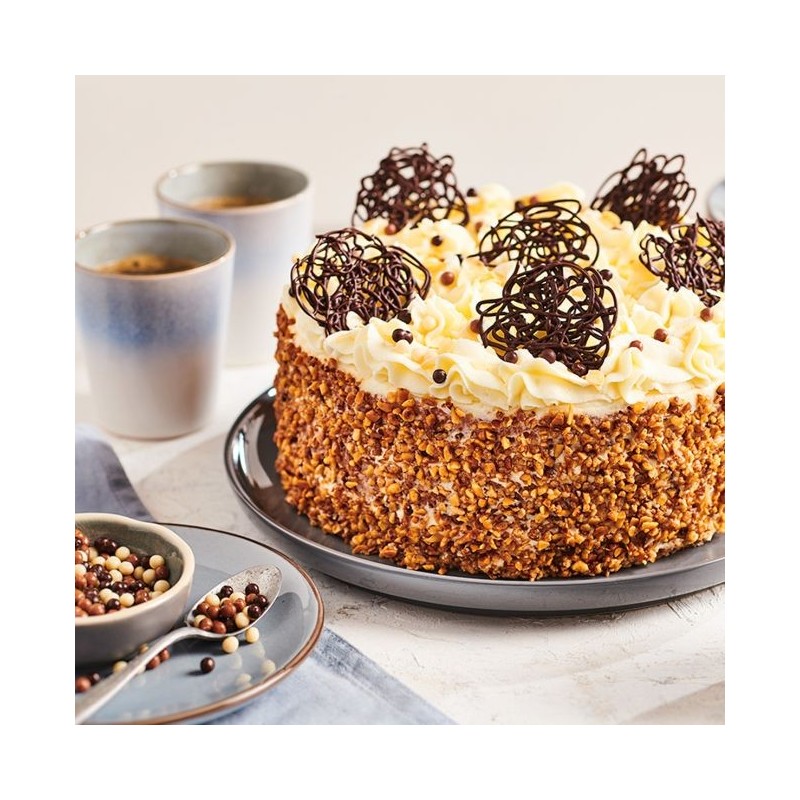 Éclats de noisettes caramélisées FunCakes 200 g – Noisettes croquantes pour gâteaux, entremets et pâtisseries 2.