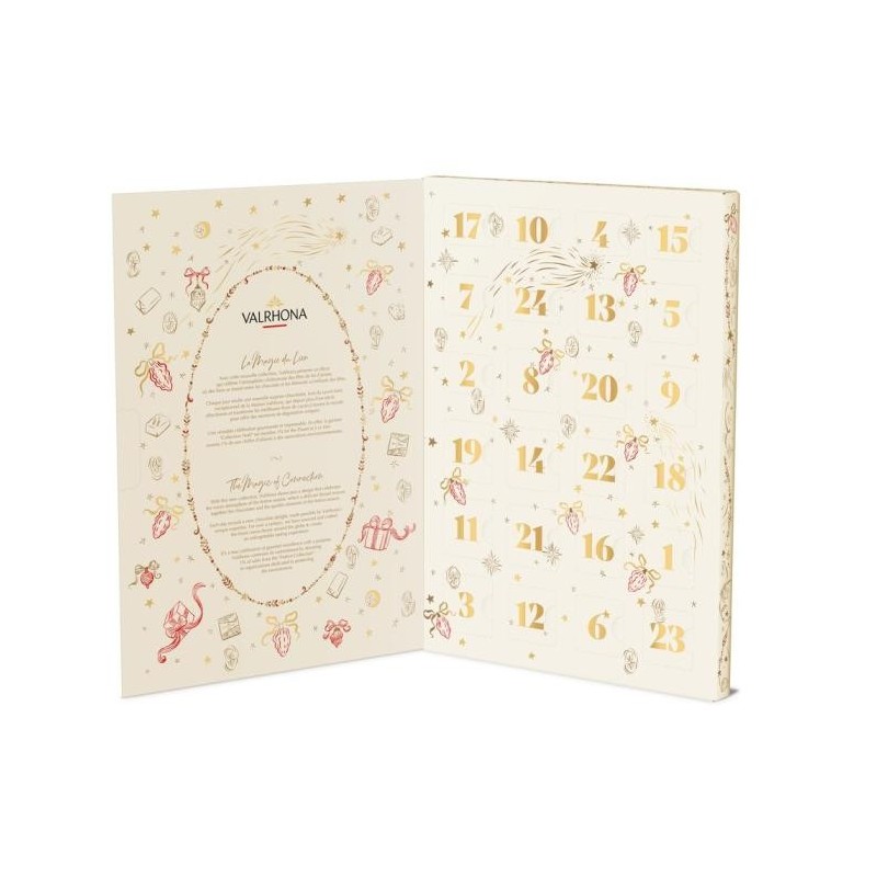 Calendrier de l’Avent chocolat Valrhona 2026 – 190g de douceurs pâtissières