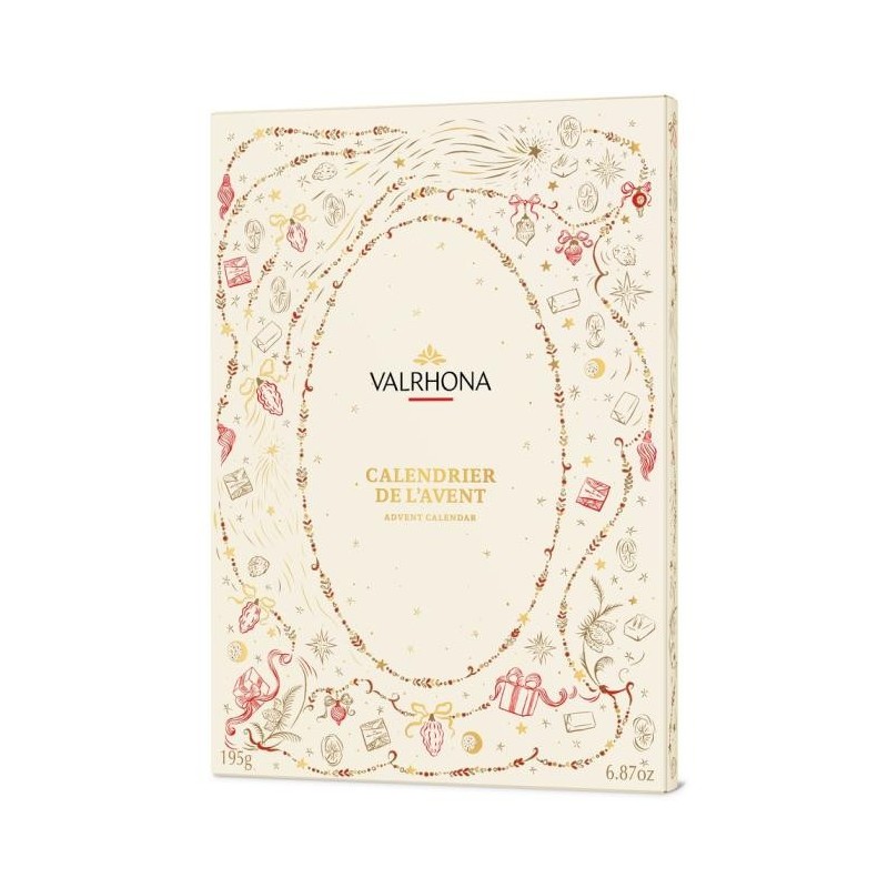 Calendrier de l’Avent chocolat Valrhona 2026 – 190g de douceurs pâtissières