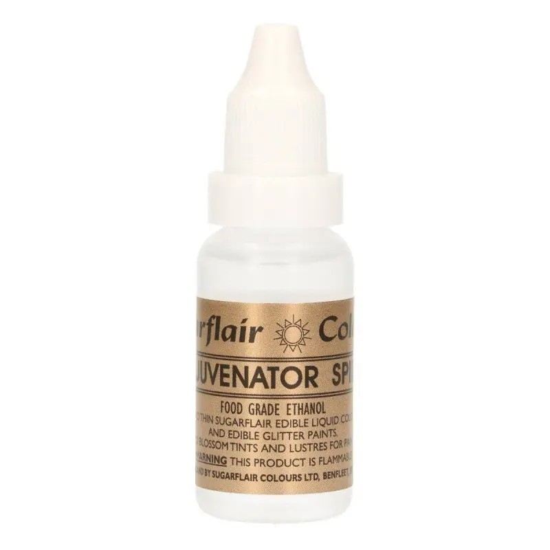 Rejuvenator Spirit Sugarflair – Diluant pour colorant alimentaire en poudre et peinture comestible Cake Design