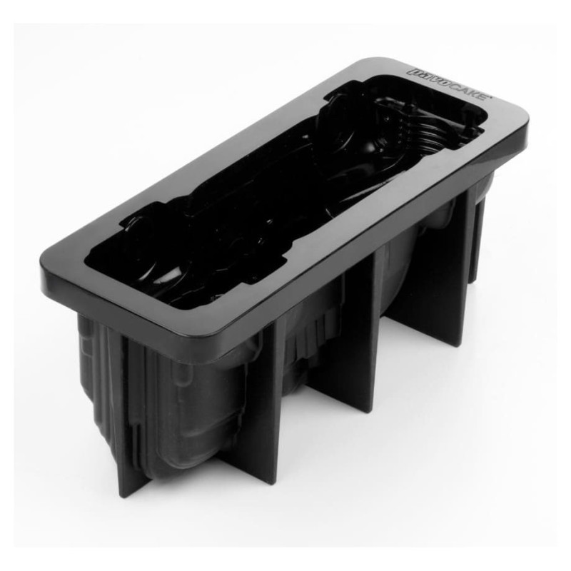 Moule à bûche Noël Pavoni – Moule silicone professionnel camion vintage avec sapin de Noël en relief