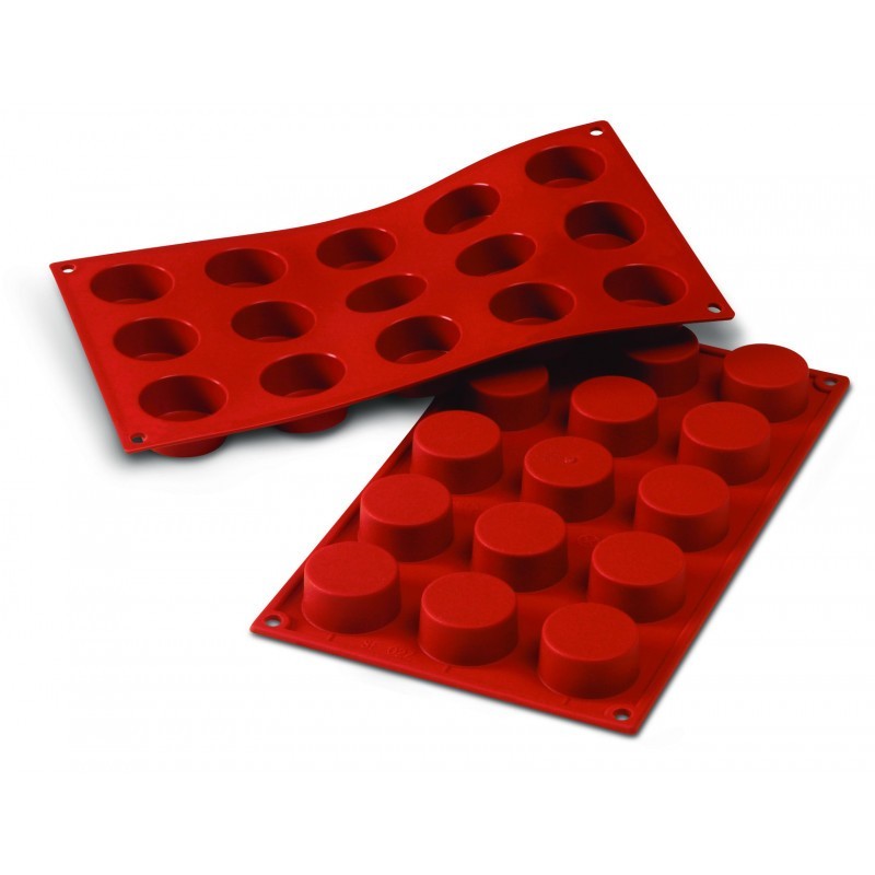 Moule silicone Cylindres x 12