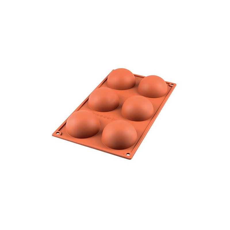 Moule silicone Demi sphère x 6