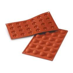 Moule Silicone Demi Sphère x 24