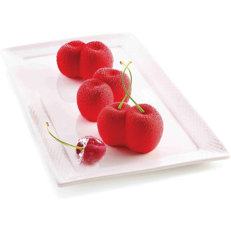 Moule silicone Cerise x 6