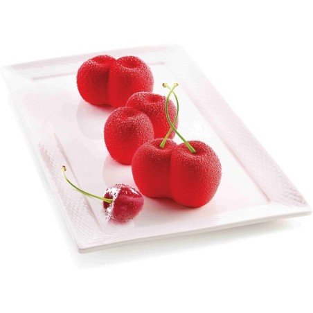 Moule silicone Cerise x 6