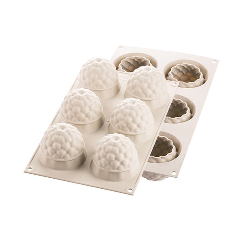 Moule silicone Framboise x 6