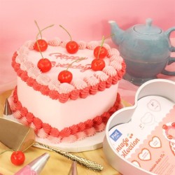 Moule à gâteaux Coeur PME hauteur 7,6 cm