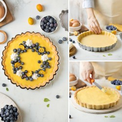Moule à tarte fond amovible