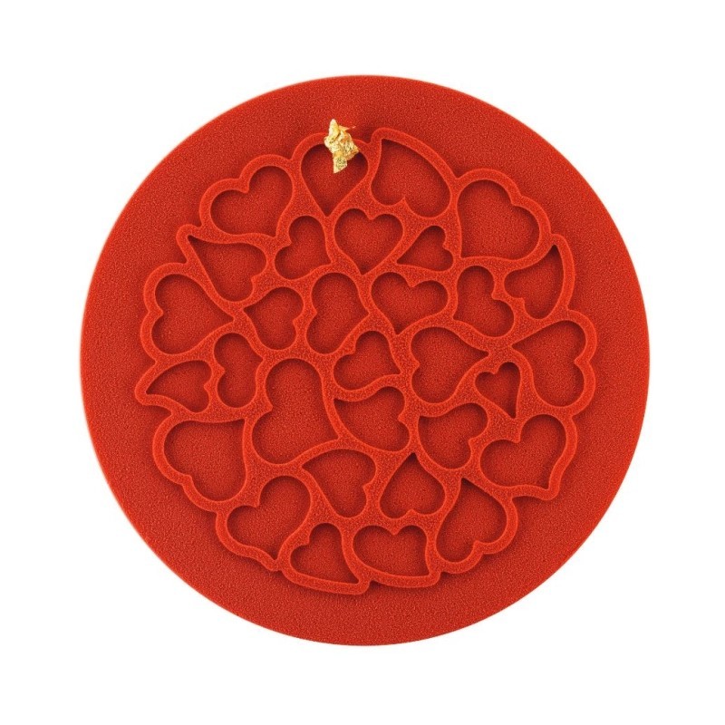 Décor tapis en silicone Love