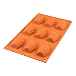 Moule silicone Madeleines x 9