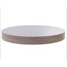 Board rond blanc x 5