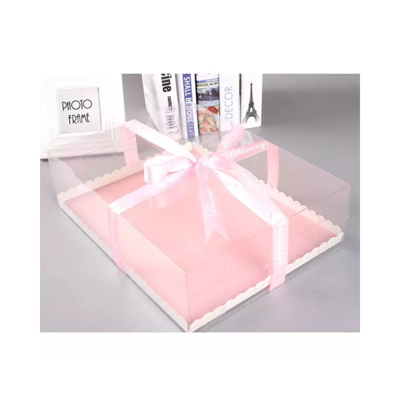 Boite transparente number cake