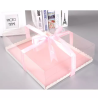 Boite transparente number cake