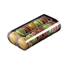 Boites à macarons plastique