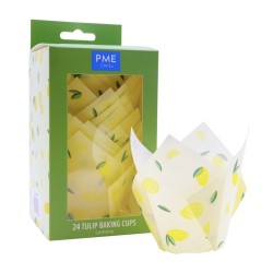 Caissettes Tulip Cupcakes  coloris en choix