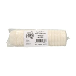 Caissettes Cupcakes  blanches x 500