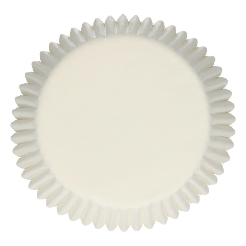 Caissettes Cupcakes  blanches x 500