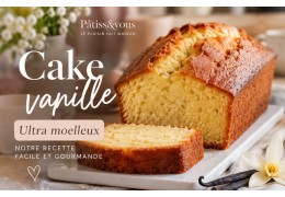 Cake vanille ultra moelleux : notre recette facile et gourmande